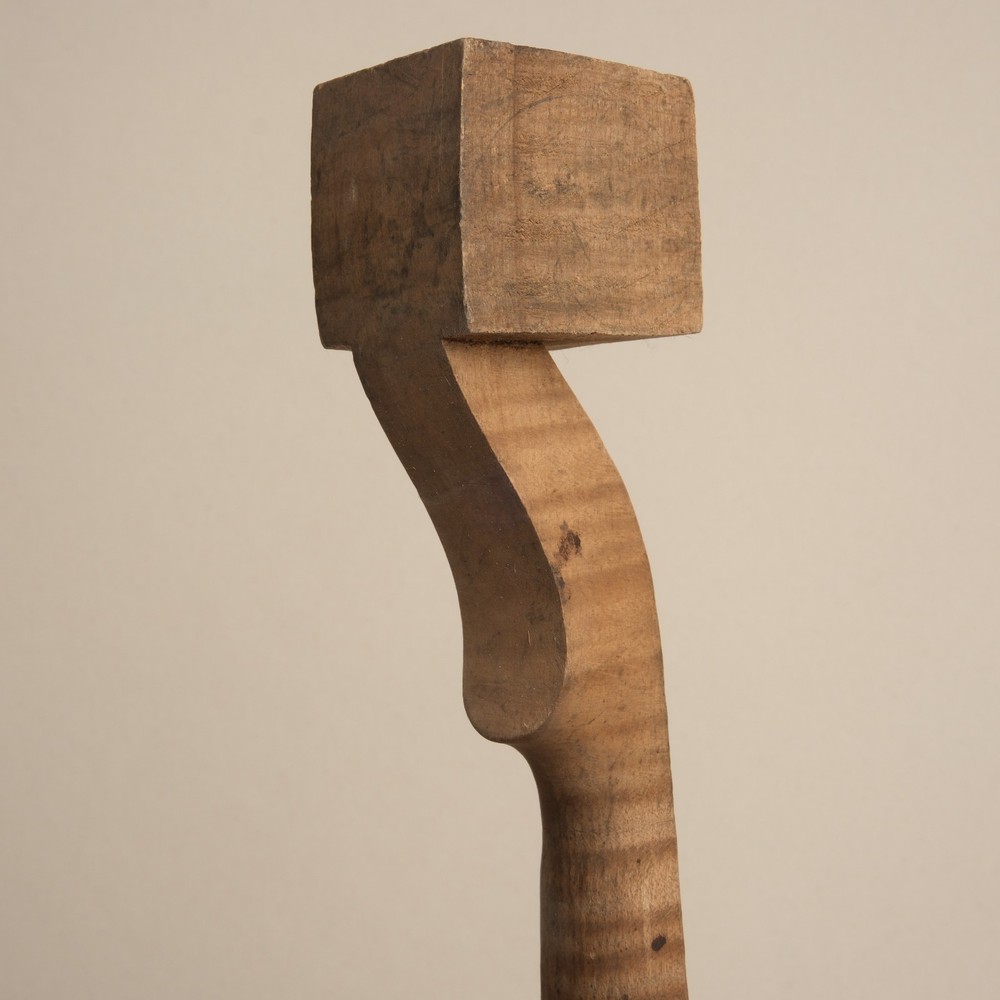 2 Old 4/4 Violin Scrolls Necks #VB272