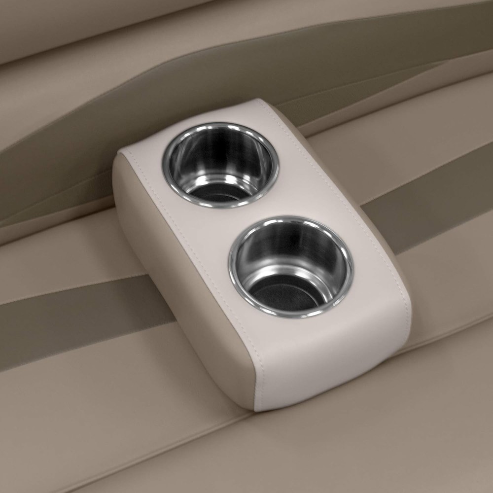 Wise 3059-1884 Pontoon Double Drink Holder with Platinum / Mocha Java
