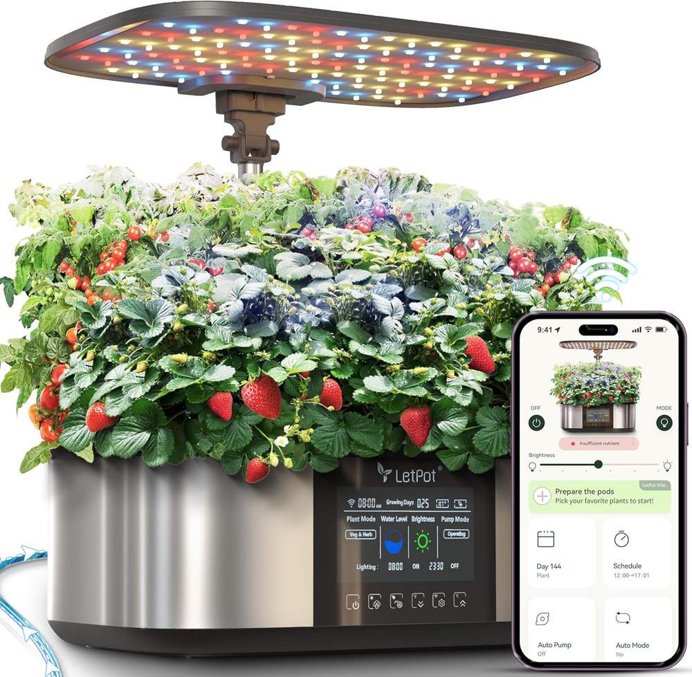 Lph-Max Hydroponics Growing System Kit, 21 Pods APP & Wifi Automatic Controlled
