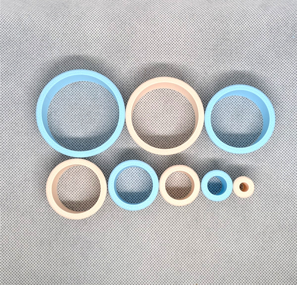 Circle Clay Cutter Shape Set ~ Polymer Crafting Tool ~ Stackable Outline