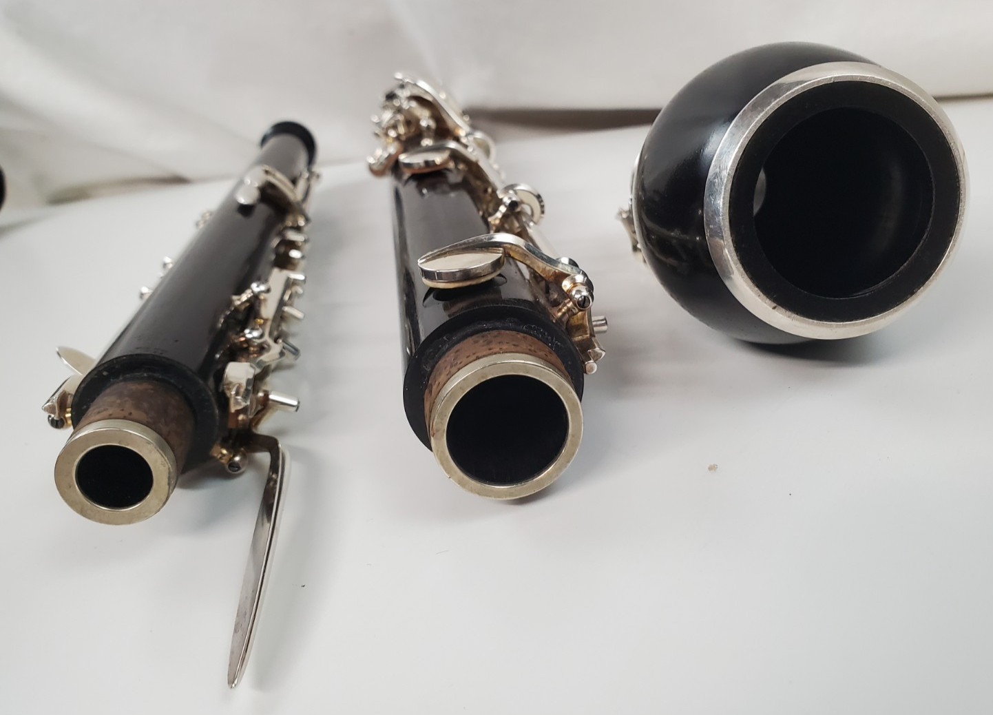 F. LOREE PARIS FULL CONSERVATORY WOOD ENGLISH HORN 3RD OCTAVE KEY LEFT HAND F