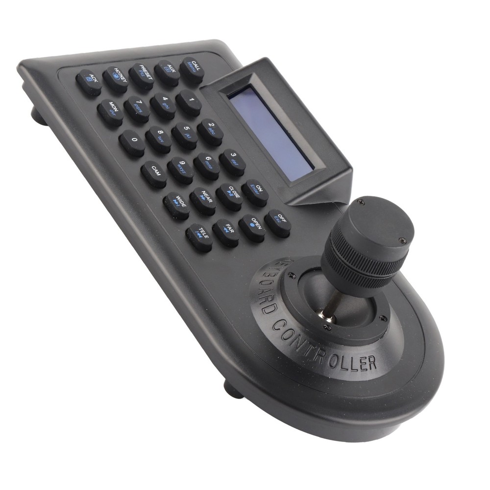 Long Distance PTZ Camera Controller LCD Display Joystick For Surveillance