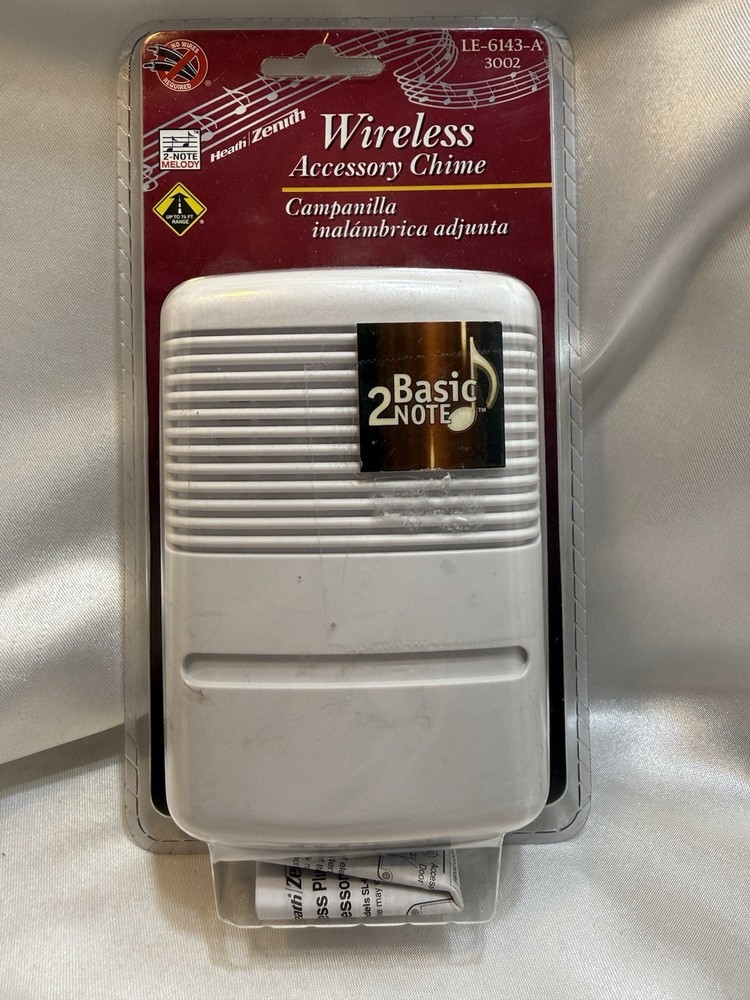 Wireless Door-Bell 2 Basic Note Accessory Chime LE-6143-A  3002