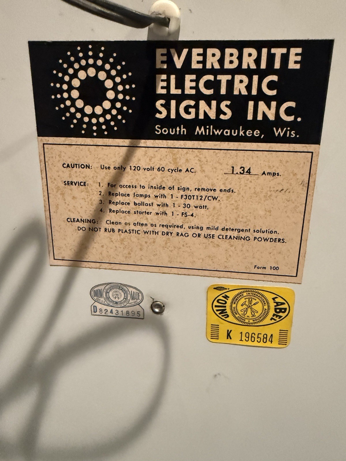 Vintage Rare 1970s Hondamatic Service Lighted Sign Honda Motorcycle Shop Display