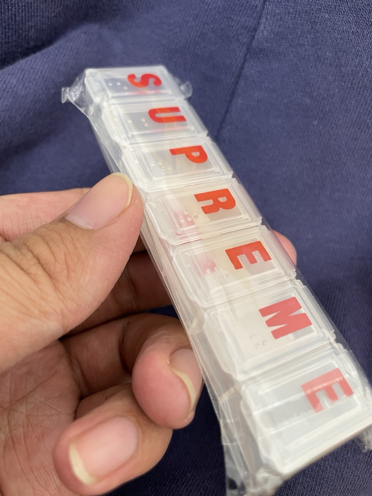 Supreme Weekday Pillbox Organizer SS15 Rare NEW