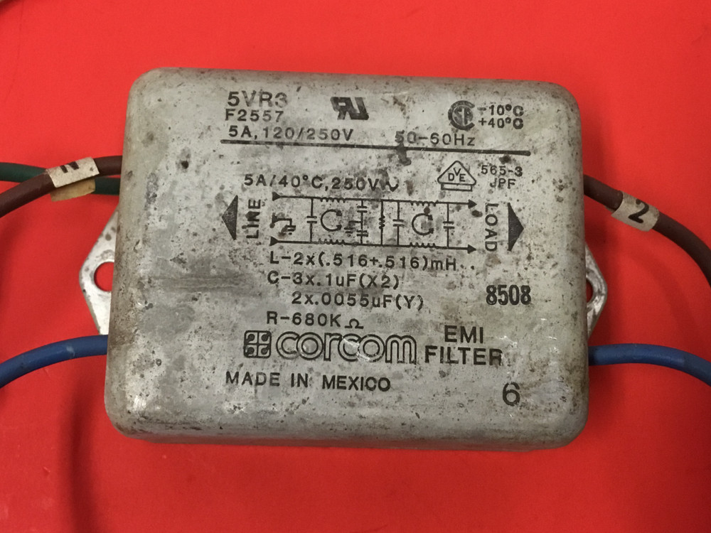 Mixed Lot of (5) - CORCOM EMI FILTER
