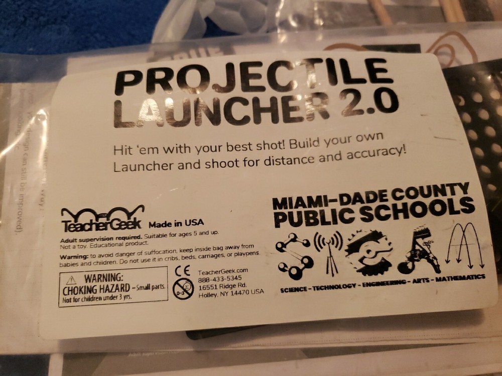 TeacherGeek Projectile Launcher 2.0 STEM | STEAM Activity
