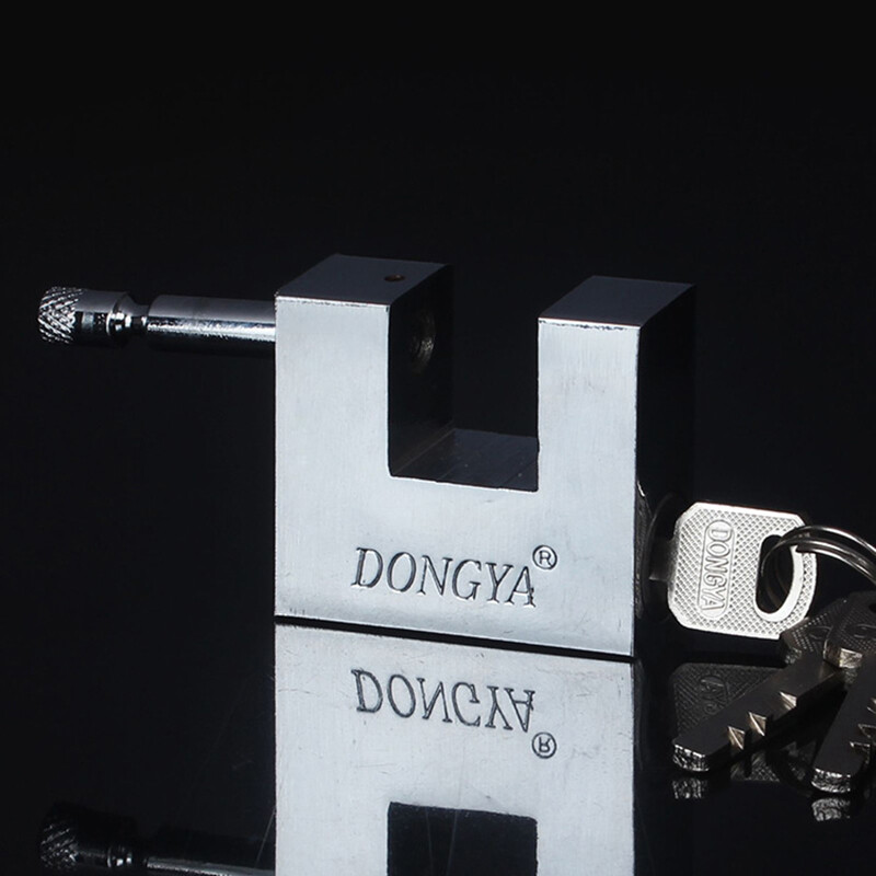 Rectangular Anti-theft Padlock Heavy Duty Padlock Security Garage Shackle Lock