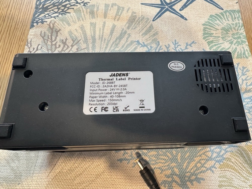 Jadens Thermal Label Printer