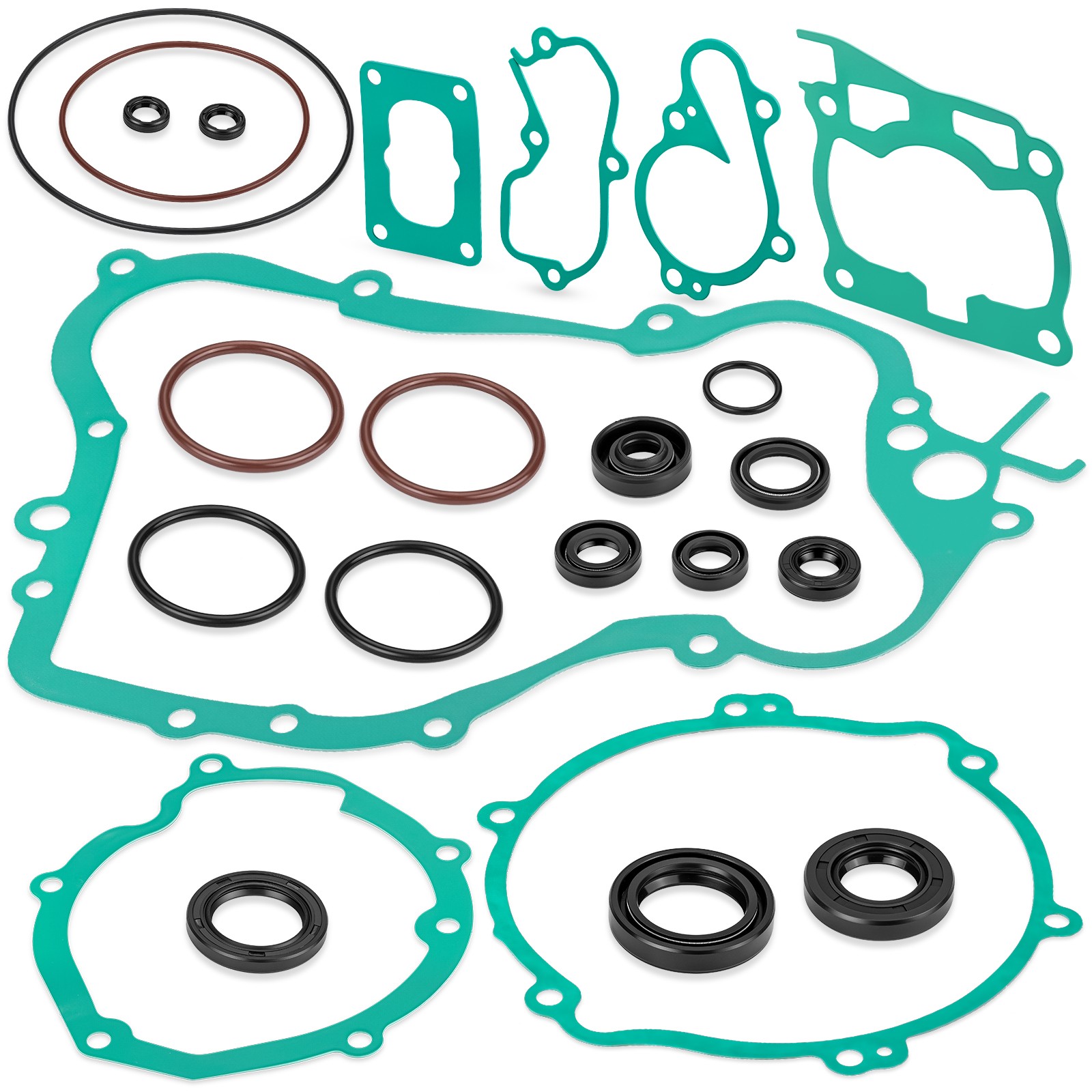 Complete Engine Top & Bottom End Gasket w/ Oil Seal Kit For Yamaha YZ125 1998-04