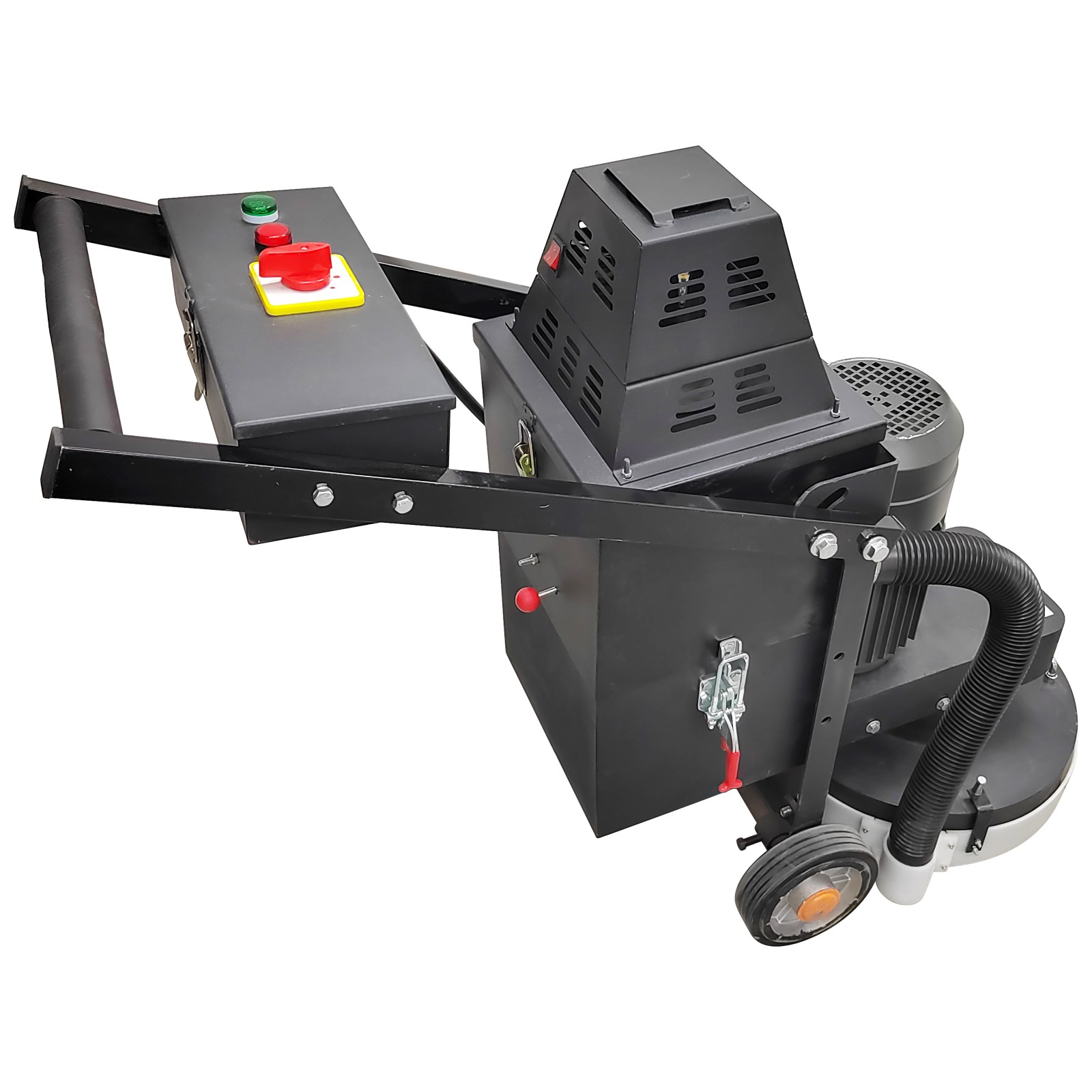 220V Concrete Floor Grinder Ground Polishing Machine w/5 Grinding Head Dust Free