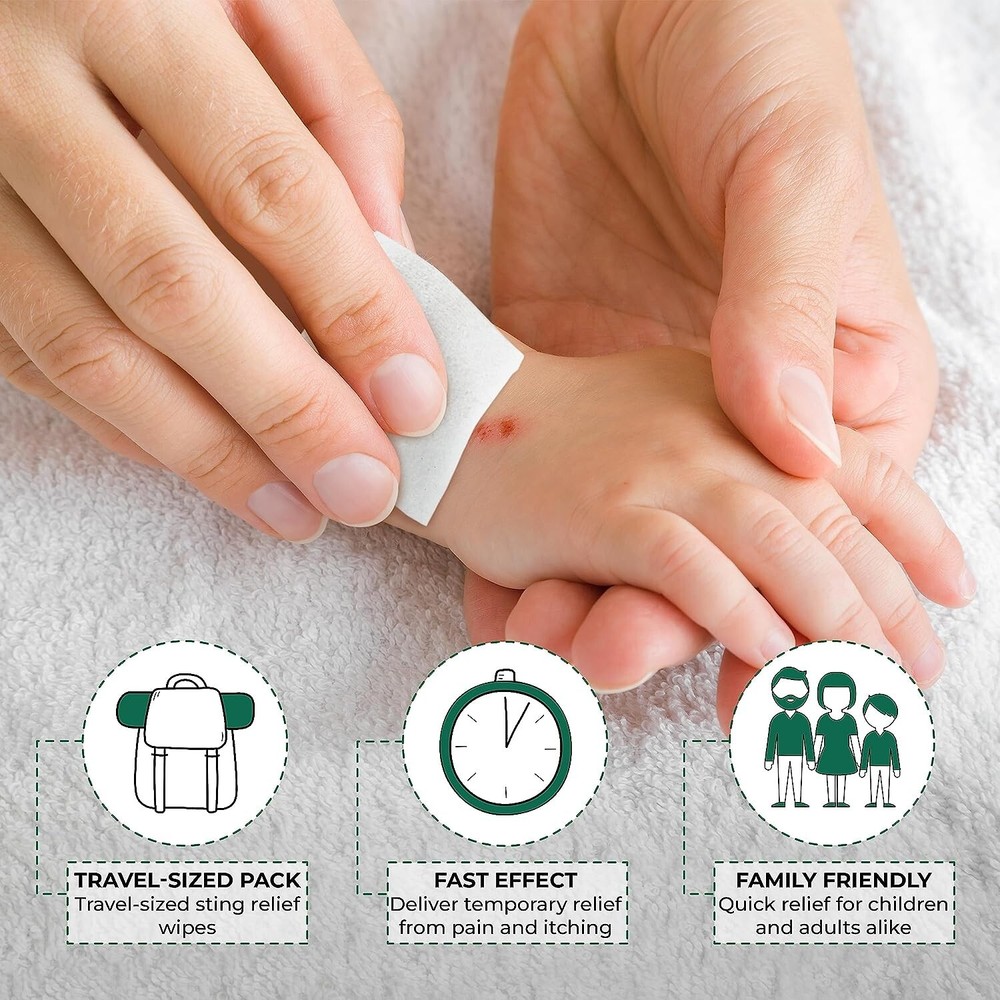 Ever Ready First Aid Sting Relief Wipes - 300 Count