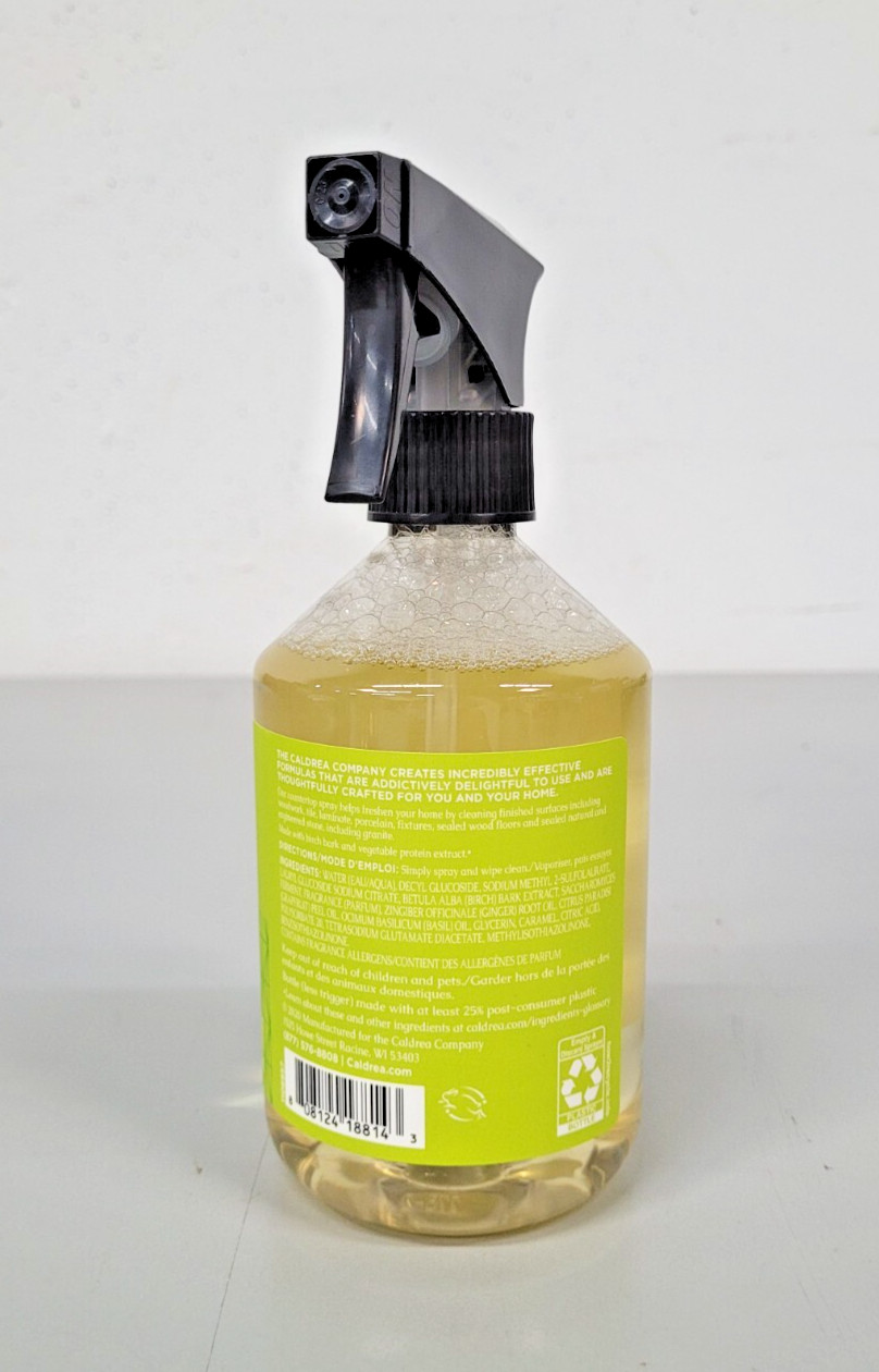 Caldrea Multi-surface Countertop Spray, Ginger Pomelo Scent - DISCONTINUED