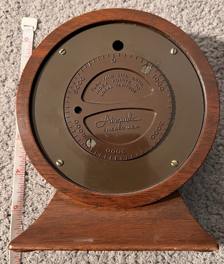 Airguide Barometer vintage works