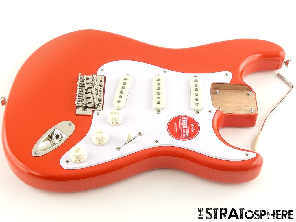 Fender Squier Classic Vibe 50s Stratocaster LOADED BODY, Strat Fiesta Red