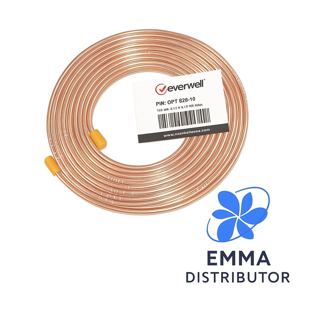 REFRIGERATION COPPER CAPILLARY TUBING 0.026" (ID) x 0.072" (OD) x10ft ASTM B-360