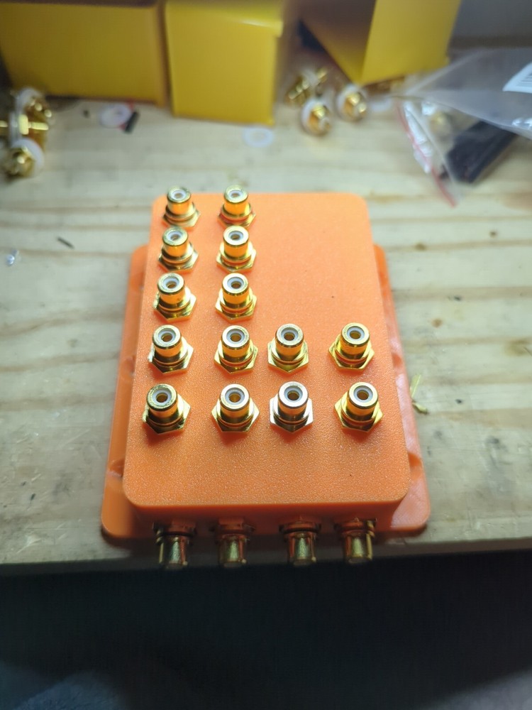 CUSTOM ORDER ONLY. MESSAGE BEFORE PURCHASE!! RCA distribution block