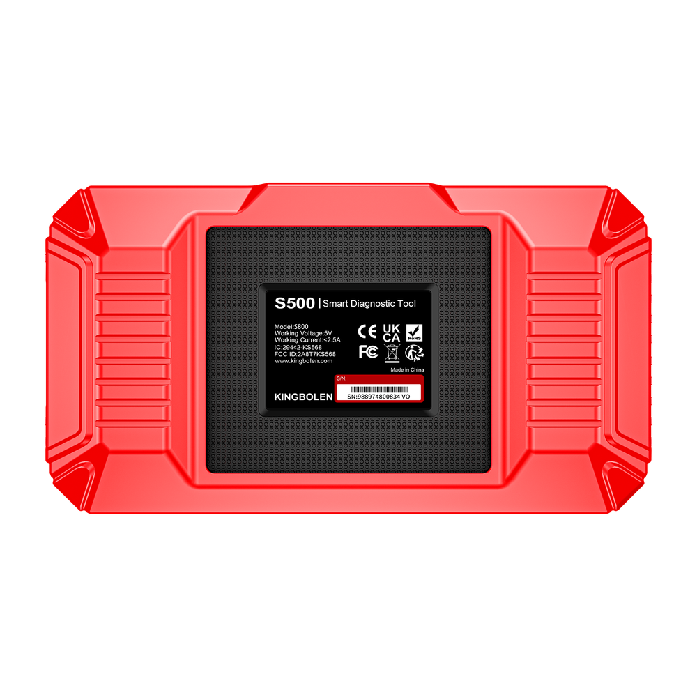 2024 Kingbolen S500 Car Diagnostic Tool OBD2 Scanner ABS SRS Code Reader AD500