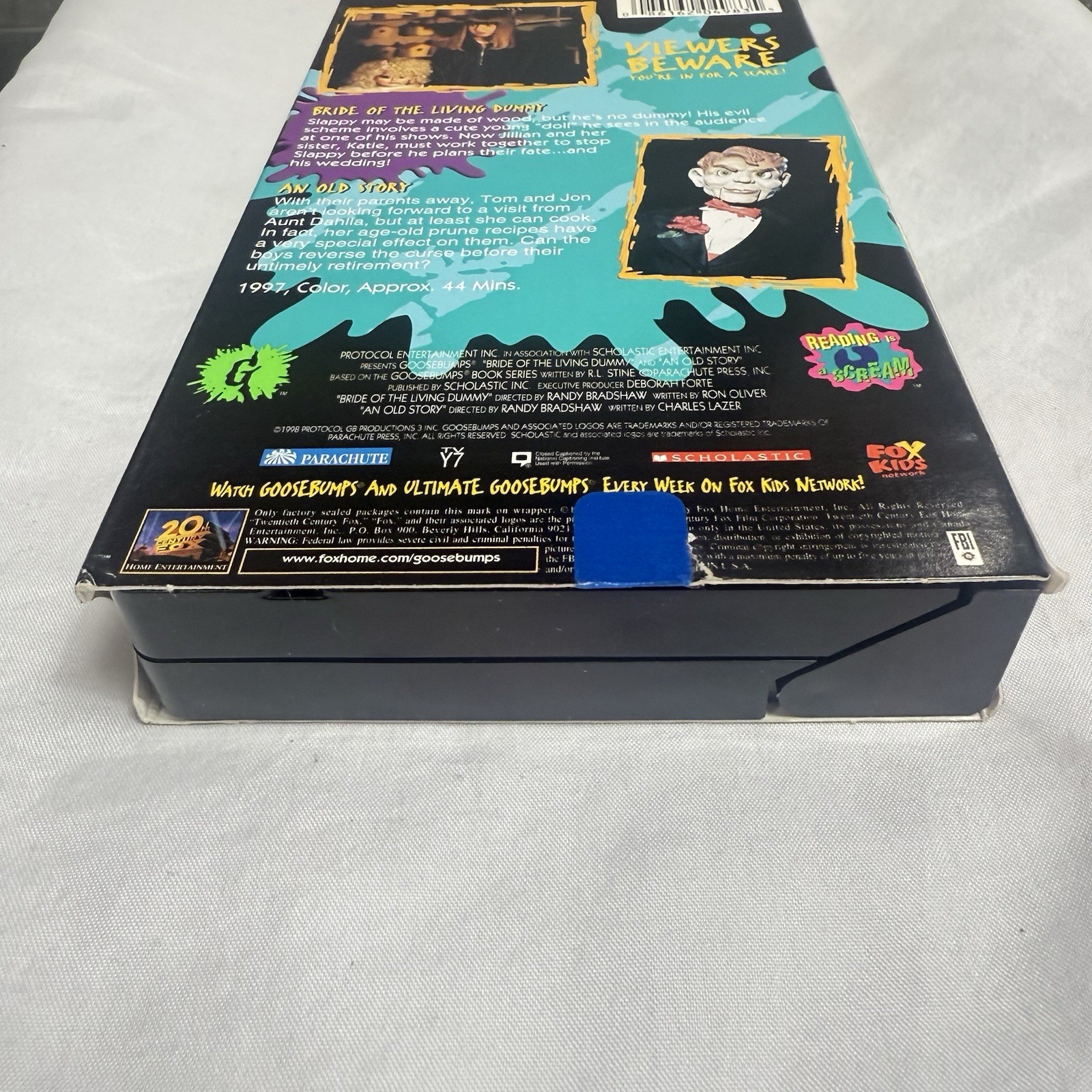 Ultimate Goosebumps Bride of the Living Dummy and An Old Story VHS 1997 Rare