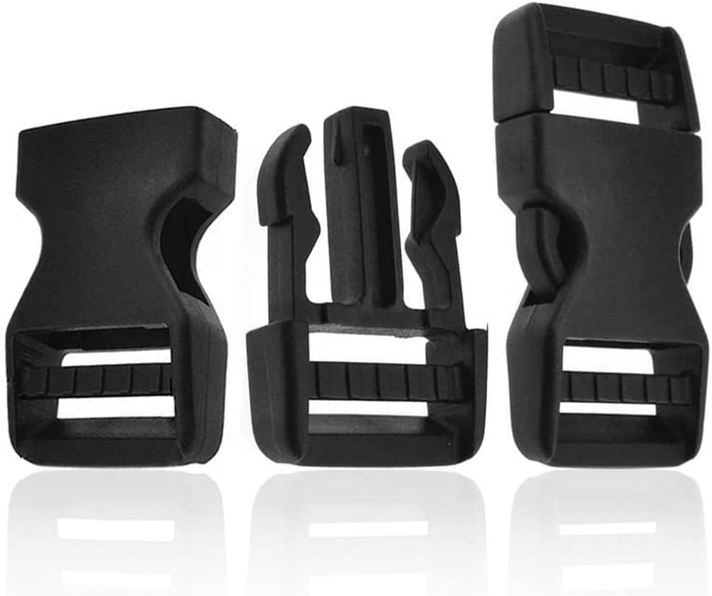 Quick Side Release Buckles Dual Adjustable Heavy Duty Plastic Clips