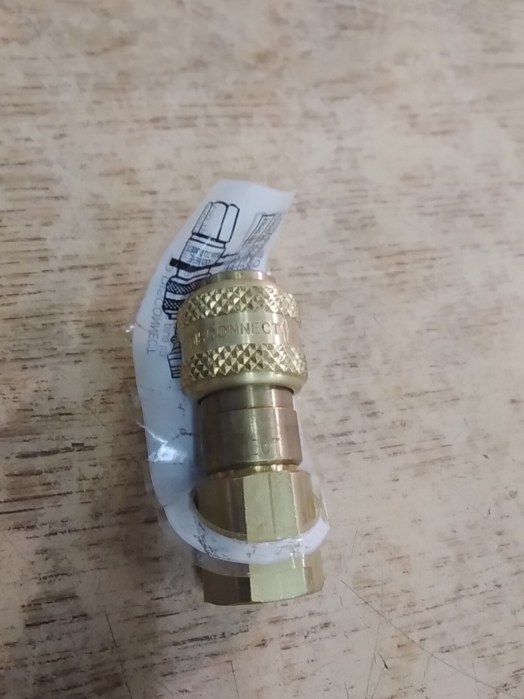 Dixon Quick Coupling 2DF3-B 1/4" IND Coupler, 3/8" NPTF Brass