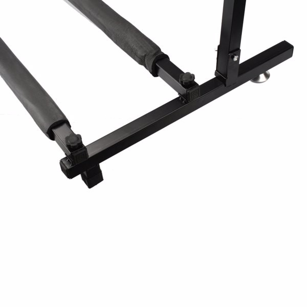 Triple Folding Multiple Guitar Holder Rack Stand Professional Black