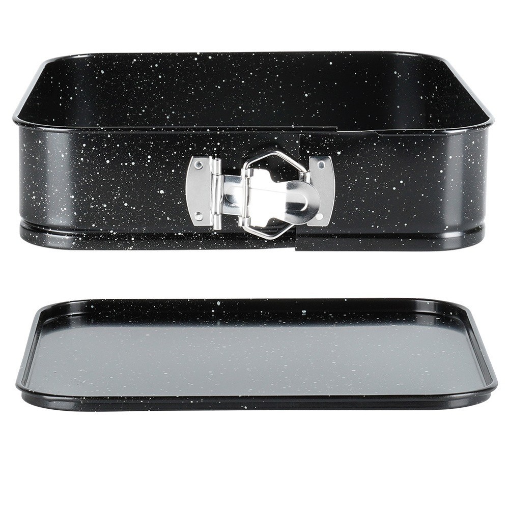 Springform pan granite 24 / 28 cm 2 pcs. Cake tin, flat base, baking tin,...