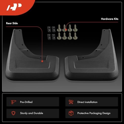 2PCS Rear Side Mud Flaps Splash Guards Mudflaps Mudguards Compatible with Ram