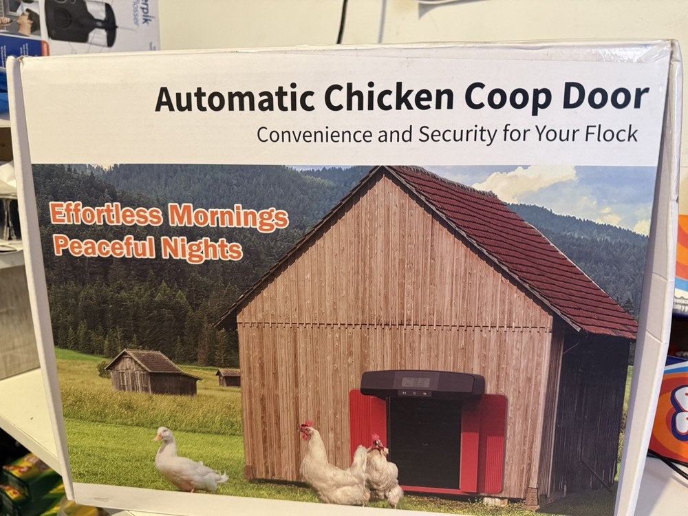 Automatic Chicken Coop Door Solar Powered-Light Sensor