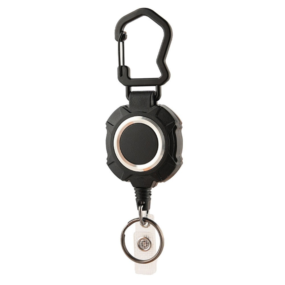 Functional Badge Reel and Keyholder with Secure Card Holding Functionality