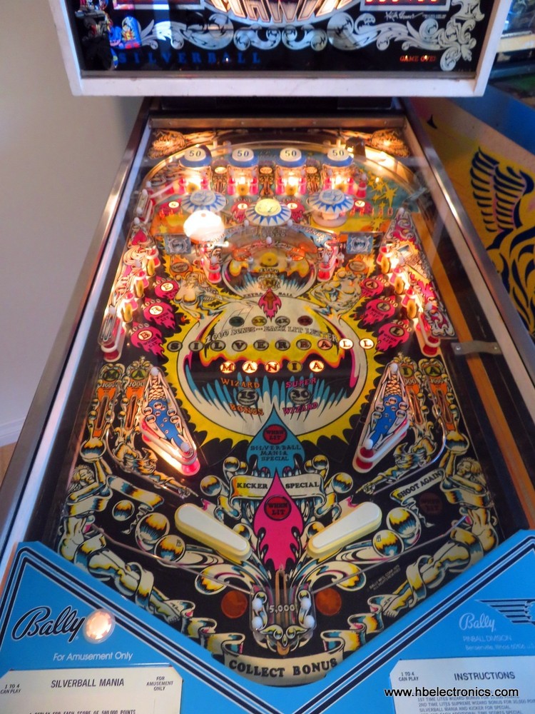Bally Silverball Mania Pinball Machine