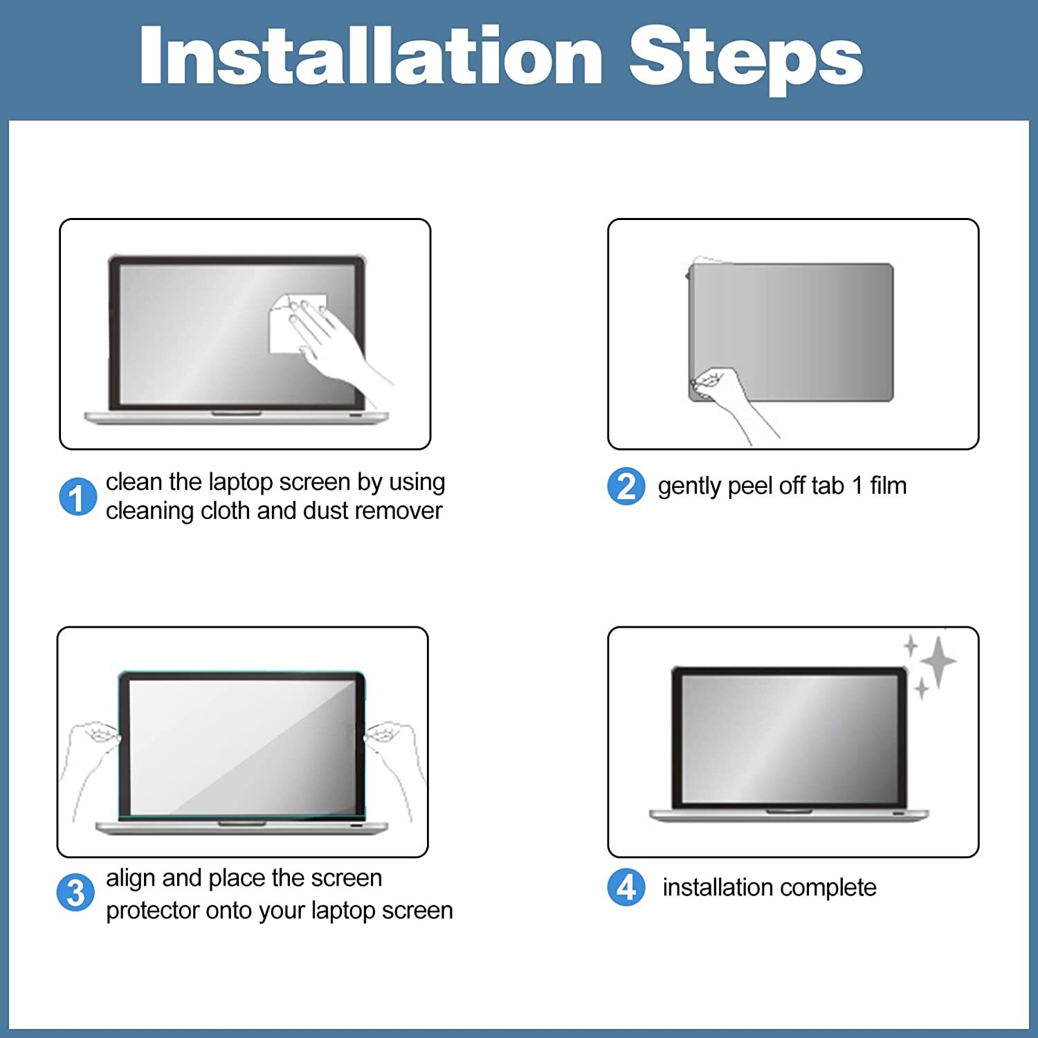 Premium Ultra Thin Tempered Glass Screen Protector For Apple MacBook Pro 14" 13"