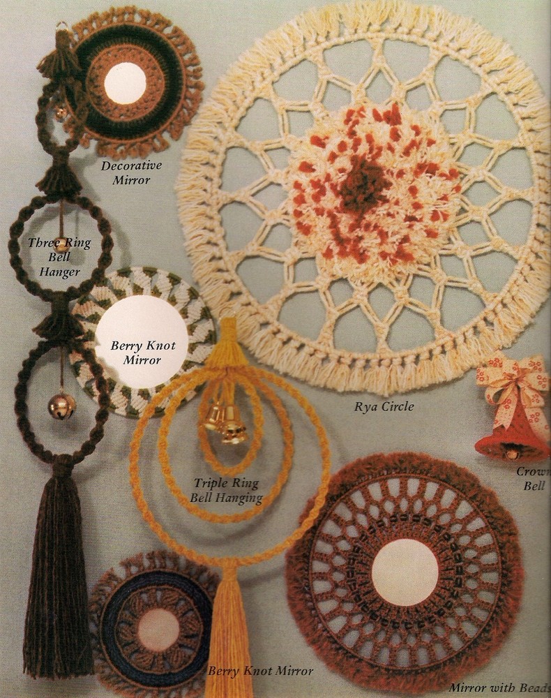 Craft Book: #PD1121 Macrame Things in Rings - Over 25 Patterns