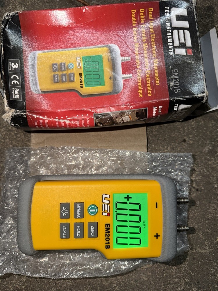 UEi Test Instruments EM201B Dual Input Differential Manometer