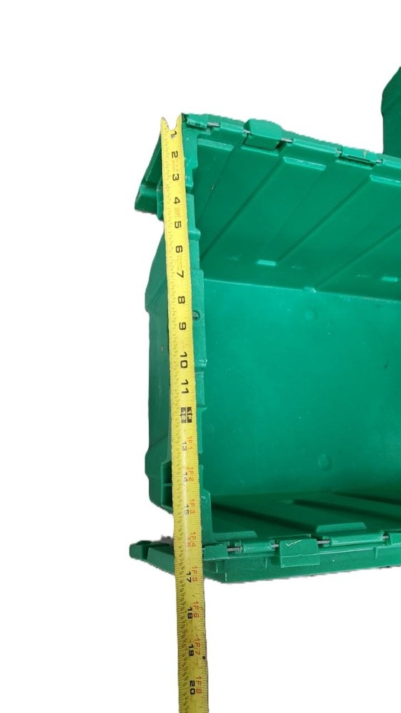 Container Tote & Bin -Attached Lid -Reusable Transport Packaging Storage System