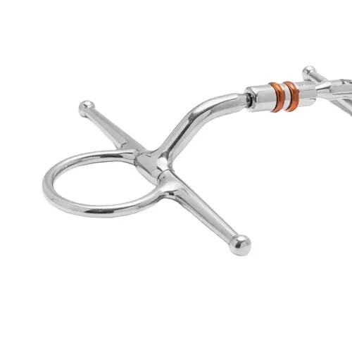 Stainless Steel Full Cheek Bit Barrel Copper Roller Snaffle Horse Riding Bit