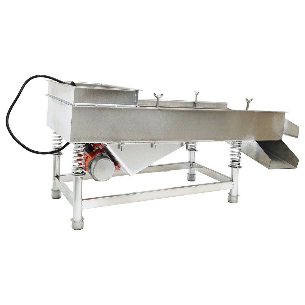 Stainless Straight Linear Screen Linear Vibrating Screen JG30-75 0.5mm Screen