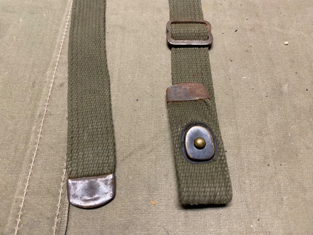 ORIGINAL WWII US ARMY INFANTRY M1 CARBINE RIFLE LATE WAR WEB CARRY SLING