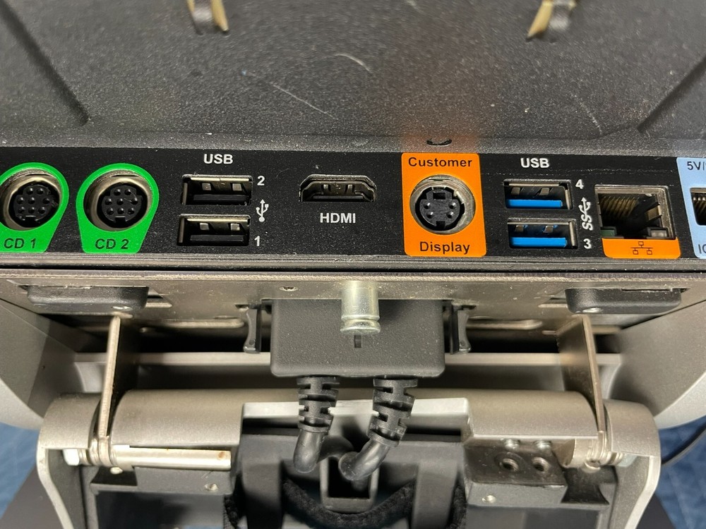 Micros POS Touchscreen Display with Stand, Adapter, & LCD Rear Display Series 2