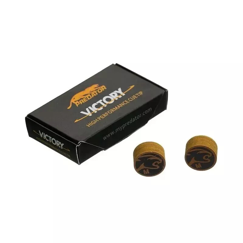 14mm Pool Cue Tips 2pcs Pack - Optional Hard/Medium/Soft 8-Layer Tips Billiard