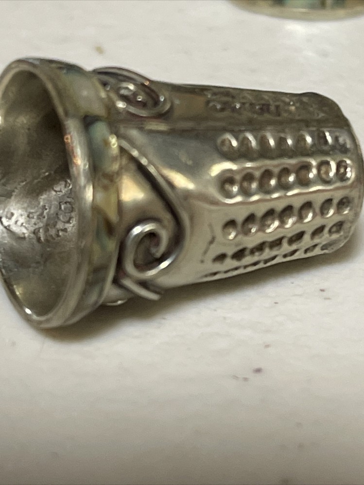 Vintage Sterling Silver Thimble Taller