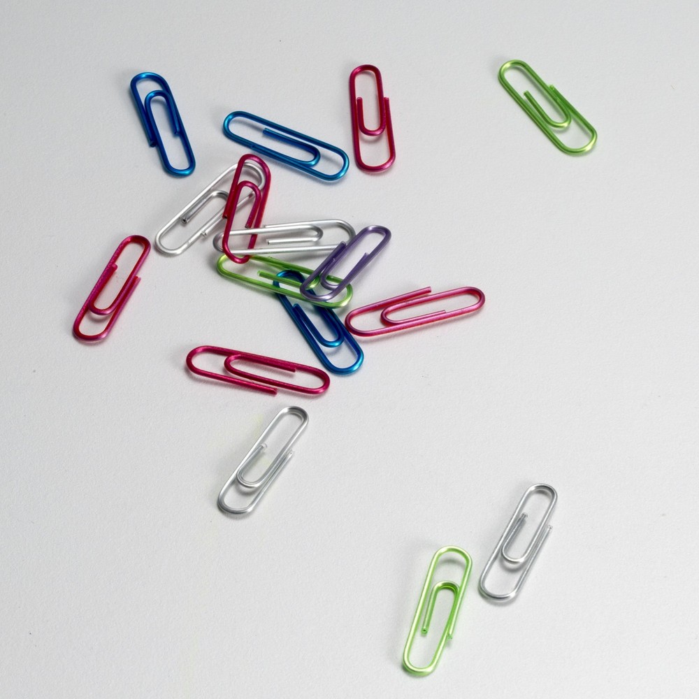 Translucent Paper Clips Size 2, Assorted Colors, 600 Count Pack