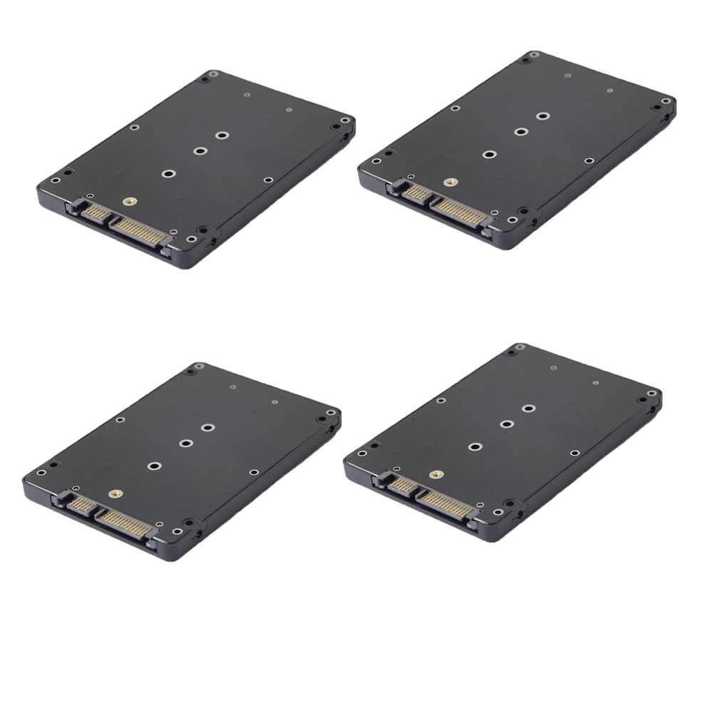 4PCS 2.5"SATA to M2 NGFF SSD Enclosure Converter Internal / External Adapter M.2