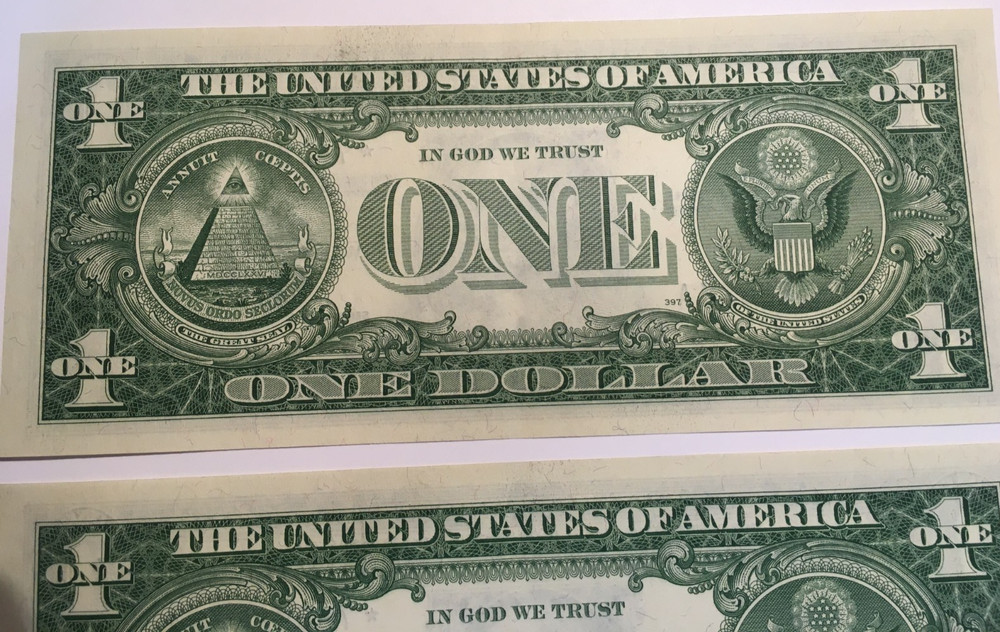 2 SEQUENTIAL 1957 A * STAR Silver Certificates CRISP UNC