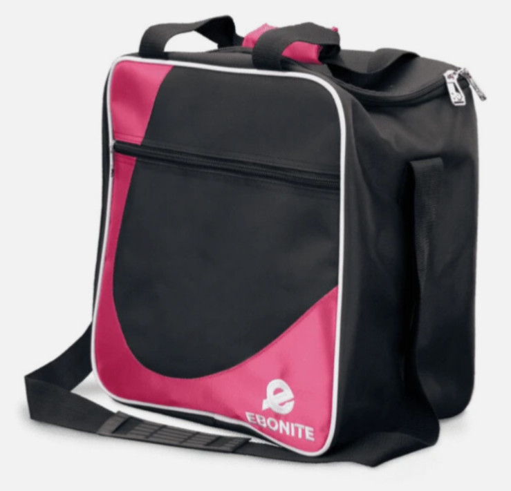 Ebonite Basic Pink 1 Ball Tote Bowling Bag
