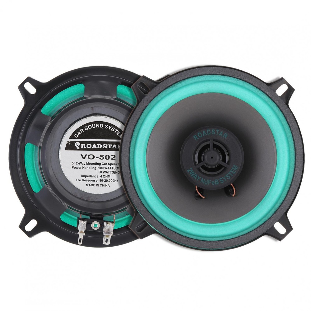5” 2-Way Speaker (1 pack) 100W Max, Replacement Coaxial, High-Efficiency Speaker