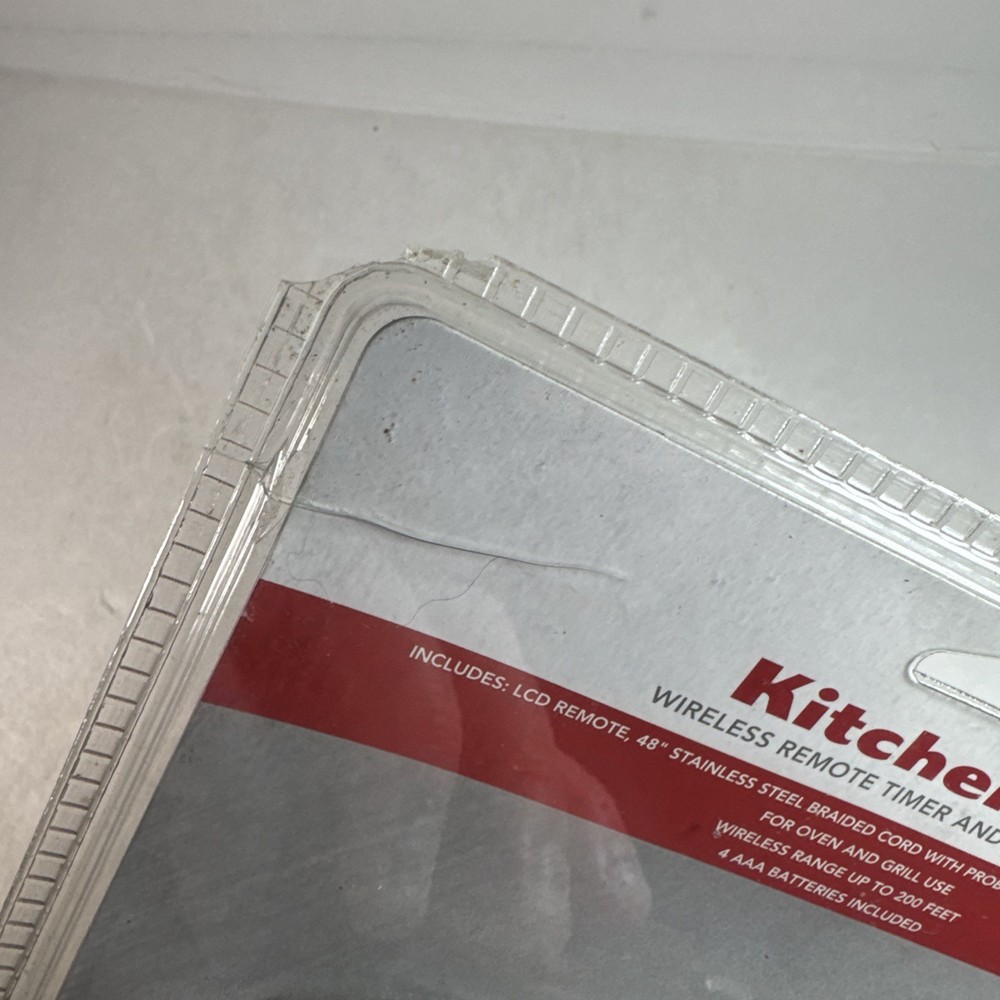 KitchenAid Wireless Remote Timer&Thermometer,Probe 200 Foot Range, New! Sealed