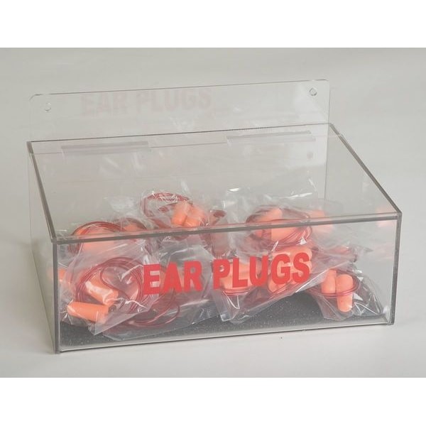 Reusable Ear Plugs With Dispenser, Wall Mount, Capacity: 100 Pairs, 3Tcn6