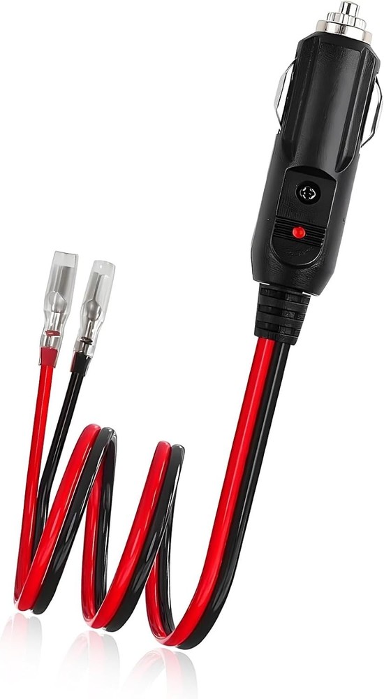 Durable 12V DC Cigarette Lighter Socket Connector with Quick Plug & Play Design