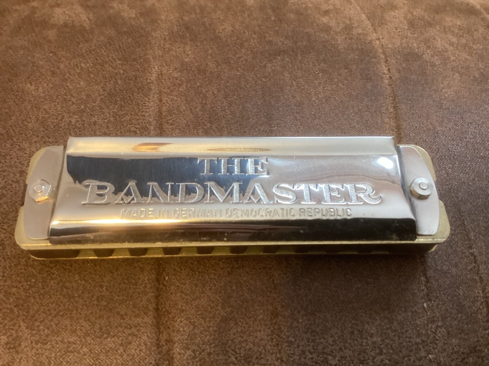 2 VINTAGE HARMONICA BANDMASTER AND MUSIC MASTER